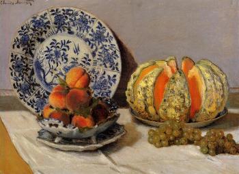 Claude Oscar Monet : Still Life with Melon II
